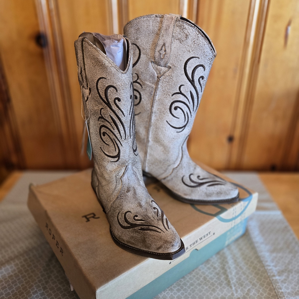 Roper Women's Leather Western Boots